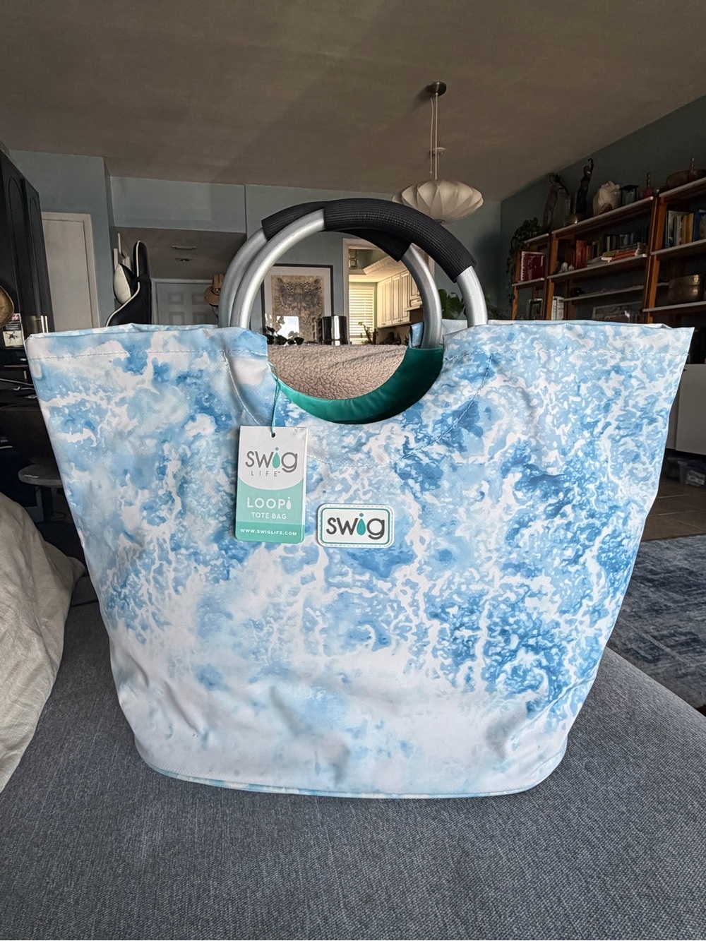 Life Blue Marble Loop Tote